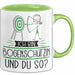 Bogenschützin Tasse Geschenk Ich Bin Bogenschützin Und Du So Geschenkidee Lustiger Spruch Becher Grün Trendation