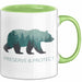 Wildtierschutz Tasse Geschenk Lustige Geschenkidee Spruch Bewahren und Schützen Grün Trendation