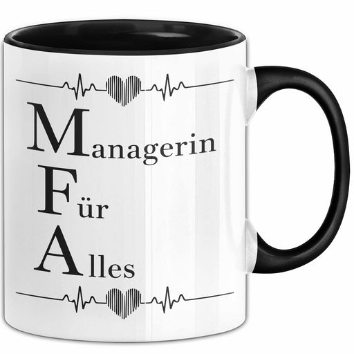 Medizinischer Assistent Arzt Tasse Geschenk Lustige Geschenkidee Spruch Managerin Für Alles Trendation