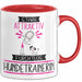 Hundetrainerin Tasse Geschenk Becher Stark Attraktiv Furchtlos Hundetrainerin Lustige Geschenkidee Rot Trendation