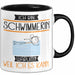 Schwimmerin Tasse Geschenk Ich Bin Schwimmerin Warum Weil Ich Es Kann Geschenkidee Geburtstag Trendation