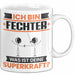Fechter Tasse Geschenk für Fechter Geburtstag Lustiger Spruch Kaffee-Becher Was Ist Deine Superkraft Weiß Trendation