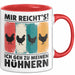 Huhn Tier Bauer Tasse Becher Geschenk Lustige Geschenkidee Spruch Mir Reichts Ich Geh Zu Meinen Hühnern Rot Trendation
