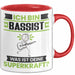 Bassist Tasse Geschenk für Bassist Geburtstag Lustiger Spruch Kaffee-Becher Was Ist Deine Superkraft Rot Trendation