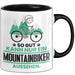 Mountainbiker Geschenk Tasse So Gut Kann Nur Ein Mountainbiker Aussehen Geschenkidee Kaffee-Becher Schwarz Trendation