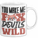 Fuchs Tasse Geschenk Fox Devils Wild Spruch Lustige Geschenkidee Weiß Trendation