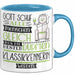 Klassikkennerin Geschenk Becher Tasse Gott Schuf Alle Menschen Gleich Nur Die Besten Durfeten Klassikkennerin Werden Geschenkidee Lustig Blau Trendation