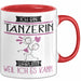 Tänzerin Tasse Geschenk Ich Bin Tänzerin Warum Weil Ich Es Kann Geschenkidee Geburtstag Rot Trendation