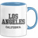 Los Angeles LA Kalifornien USA Tasse Geschenk Lustige Geschenkidee Spruch Blau Trendation