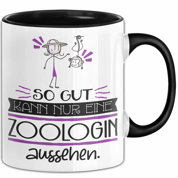 Zoologin Geschenk Tasse So Gut Kann Nur Eine Zoologin Aussehen Geschenkidee Geburtstag Weihnachten Lustig Trendation