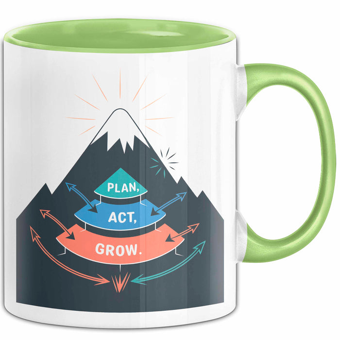 Life Coach Tasse Geschenk Lustige Geschenkidee Spruch Für Persönliche Entwicklung Sucher Grün Trendation