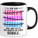 Lehrer Unterricht Tasse Geschenk Lustige Geschenkidee Spruch Ich Bin Lehrerin Ach Was Soll'S Ich Arbeite An Einer Schule Trendation