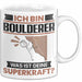 Boulderer Tasse Geschenk für Boulderer Geburtstag Lustiger Spruch Kaffee-Becher Was Ist Deine Superkraft Weiß Trendation