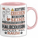 Halbcousin Geschenk Tasse Lustiger Spruch Erheben Sie Sich Der Halbcousin Betritt den Raum Rosa Trendation