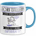 Schriftstellerin Und Prinzessin Tasse Geschenk Für Eine Schriftstellerin Geburtstag Was Ist Deine Superkraft Blau Trendation