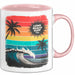 Los Angeles LA Kalifornien USA Tasse Geschenk Lustige Geschenkidee Spruch Retro Surfen Rosa Trendation
