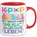 KPop Tasse Geschenk Musik Leben Spruch Geschenkidee für Fans Rot Trendation