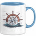 Schiffskapitän Tasse Geschenk Lustige Geschenkidee Spruch Für See Führer Blau Trendation