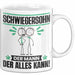Schwiegersohn Tasse Geschenk für Schwiegersohn Der Mann Der Alles Kann Geschenkidee zum Geburtstag Weiß Trendation