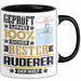 Ruderer Geschenk Lustiger Spruch für Ruderer Geschenkidee Bester Ruderer Der Welt Schwarz Trendation