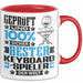 Keyboard-Spieler Geschenk Lustiger Spruch für Keyboard-Spieler Geschenkidee Bester Keyboard-Spieler Der Welt Rot Trendation