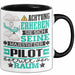 Pilot Geschenk Tasse Lustiger Spruch Erheben Sie Sich Der Pilot Betritt den Raum Schwarz Trendation