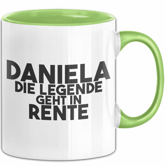 Daniela Tasse Daniela – Die Legende Geht In Rente Geschenk