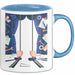 Bühnenarbeiter Tasse Geschenk Lustige Geschenkidee Spruch Für Backstage Crew Blau Trendation