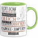 Bungee-Jumperin Geschenk Becher Tasse Gott Schuf Alle Menschen Gleich Nur Die Besten Durfeten Bungee-Jumperin Werden Geschenkidee Lustig Grün Trendation