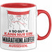 Marathonläufer Geschenk Tasse So Gut Kann Nur Ein Marathonläufer Aussehen Geschenkidee Kaffee-Becher Rot Trendation