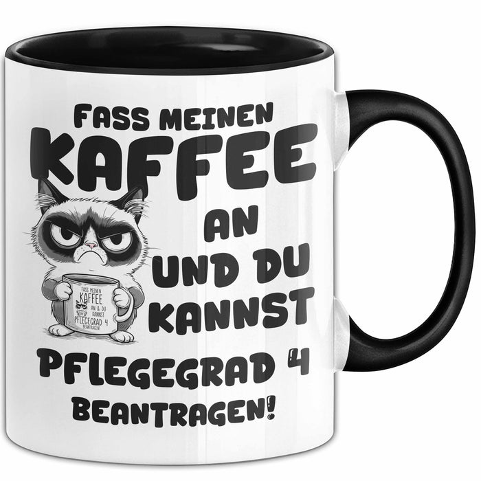 Humor Tasse Pflege Fass Meinen Kaffee An Kaffee-Becher Lustig Büro Krankenschwester Und Du Kannst Pflegegrad 4 Beantragen Trendation