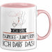 Geschenk für Bungee-Jumperin Tasse Lustige Geschenkidee Geburtstag Ich Bin Bungee-Jumperin Ich Darf Das Rosa Trendation