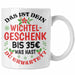 Wichtelgeschenk für 35 Euro Tasse Wichteln für Frauen Kollegen Wichtel-Tasse Schrott-Wichteln Schrottwichteln Weiß Trendation