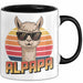 Vatertag Tasse Geschenk Alpapa Alpaka für Papa Spruch Trendation