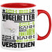 Vogelretter Geschenk Kaffee-Tasse Geschenkidee für Vogelretter Ich Bin Vogelretter Ich Kann Es Dir Erklären Jedoch Nicht Für Dich Verstehen Spruch Lustig Rot Trendation