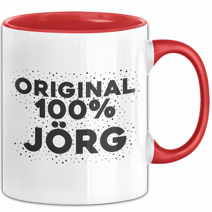 Joerg Tasse Original 100% Joerg Geschenk Rot Trendation