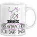 Geschenk für Breakdancerin Tasse Lustige Geschenkidee Geburtstag Ich Bin Breakdancerin Ich Darf Das Weiß Trendation