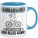 Fahrradfahrer Tasse Geschenk für Fahrradfahrer Der Mann Der Alles Kann Geschenkidee zum Geburtstag Blau Trendation