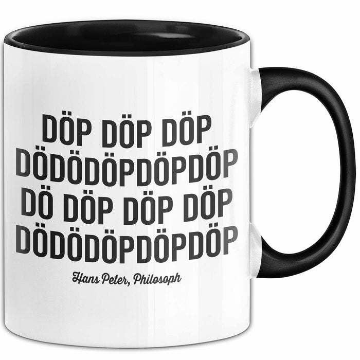 Rave House Musik Festival Party Tasse Geschenk Lustige Geschenkidee Spruch Schwarz Trendation