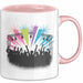 Festivalgänger Tasse Geschenkidee für Live Musik Süchtige Rosa Trendation