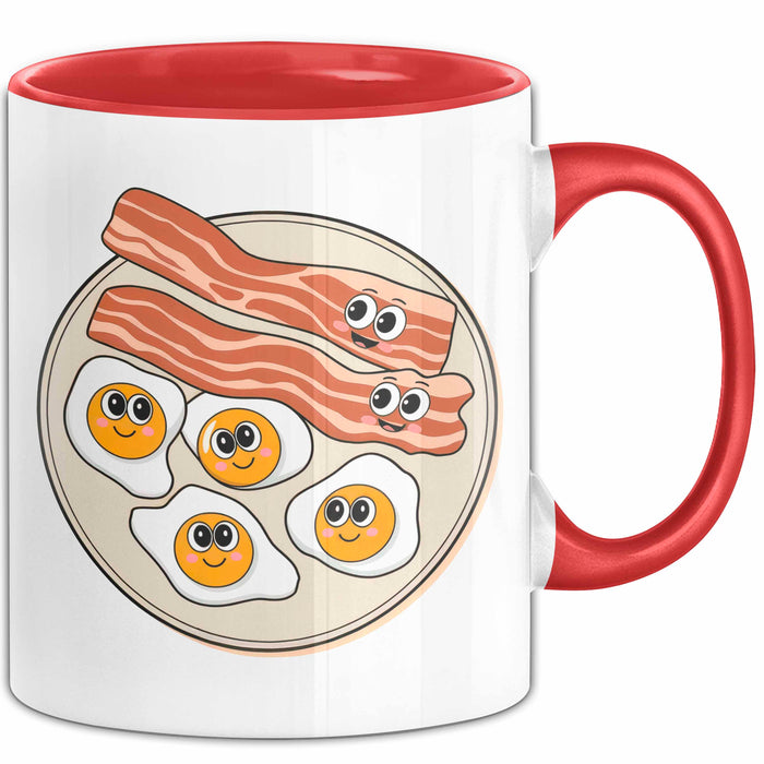 Keto Diät Fan Tasse Geschenkidee für Low Carb Liebhaber Rot Trendation