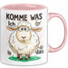 Sarkastisches Schaf Tasse Geschenkidee Sheep That Tierhumor Rosa Trendation