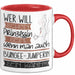 Bungee-Jumperin Tasse Geschenk Spruch Wer Will Schon Prinzessin Sein Wenn Man Auch Bungee-Jumperin Sein Kann Rot Trendation