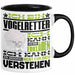 Vogelretter Geschenk Kaffee-Tasse Geschenkidee für Vogelretter Ich Bin Vogelretter Ich Kann Es Dir Erklären Jedoch Nicht Für Dich Verstehen Spruch Lustig Schwarz Trendation