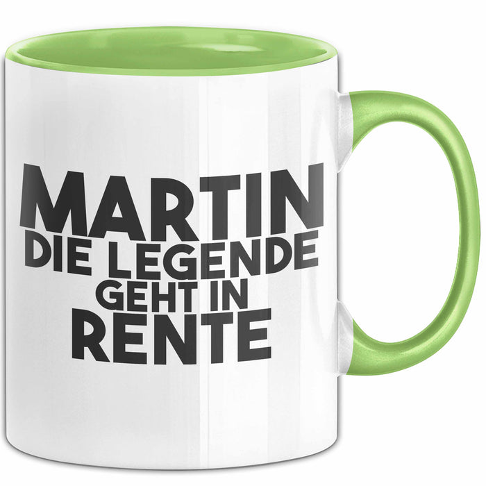 Martin Tasse Martin – Die Legende Geht In Rente Geschenk