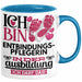 Entbindungspflegerin Ausbildung Start Geschenk Tasse Ich Bin Entbindungspflegerin In Der Ausbildung Ich Darf Das Kaffee-Becher Geschenkidee Blau Trendation