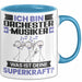 Orchestermusiker Tasse Geschenk für Orchestermusiker Geburtstag Lustiger Spruch Kaffee-Becher Was Ist Deine Superkraft Blau Trendation