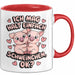 Schweinebauer Schweine Tier Tasse Geschenk Lustige Geschenkidee Spruch Ich Mag Halt Einfach Schweinchen Ok Rot Trendation