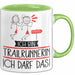 Geschenk für Trailrunnerin Tasse Lustige Geschenkidee Geburtstag Ich Bin Trailrunnerin Ich Darf Das Grün Trendation