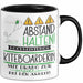 Kiteboarderin Tasse Geschenk Lustig Abstand Halten Hochleistungs-Kiteboarderin Mit Drang Zur Perfektion Bei Der Arbeit Trendation